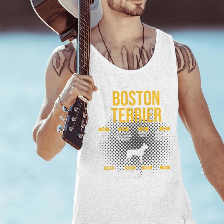 Anatomy Of Boston Terrier Dog Lover Men Tank Top