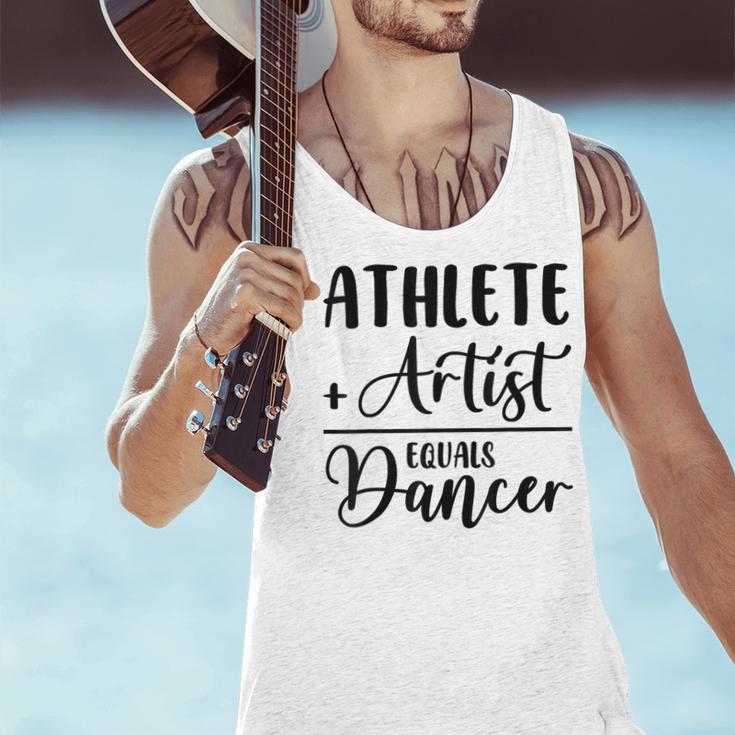 Athlete Plus Artist Equals Dancer Ballerina Teacher Student For Men Women Kids Men Tank Top, gift for family, gift for coworker