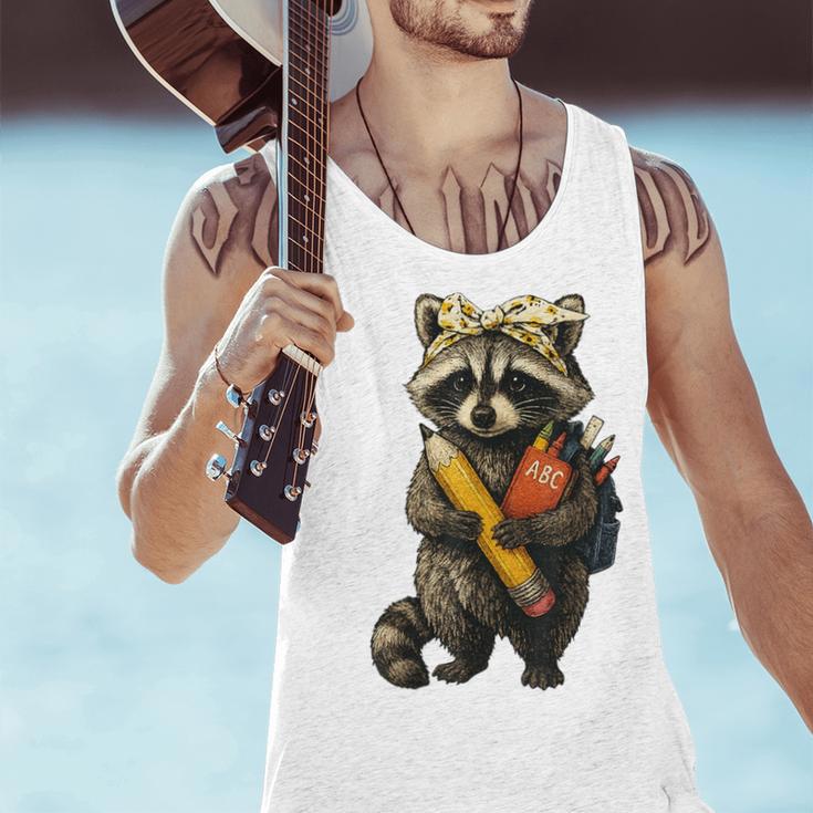 Back To School Raccoon Teachers Student Kids Men Tank Top, gift for family, gift for coworker Back To School Raccoon Teachers Student Kids Men Tank Top, gift for family, gift for coworker