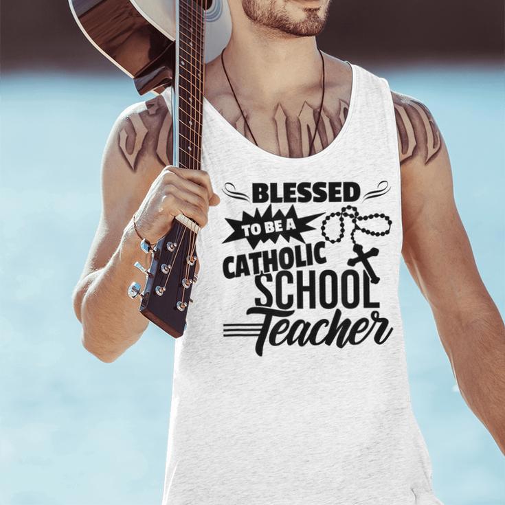 Blessed To Be A Catholic School Teacher Christian Teaching Men Tank Top, gift for family, gift for coworker Blessed To Be A Catholic School Teacher Christian Teaching Men Tank Top, gift for family, gift for coworker