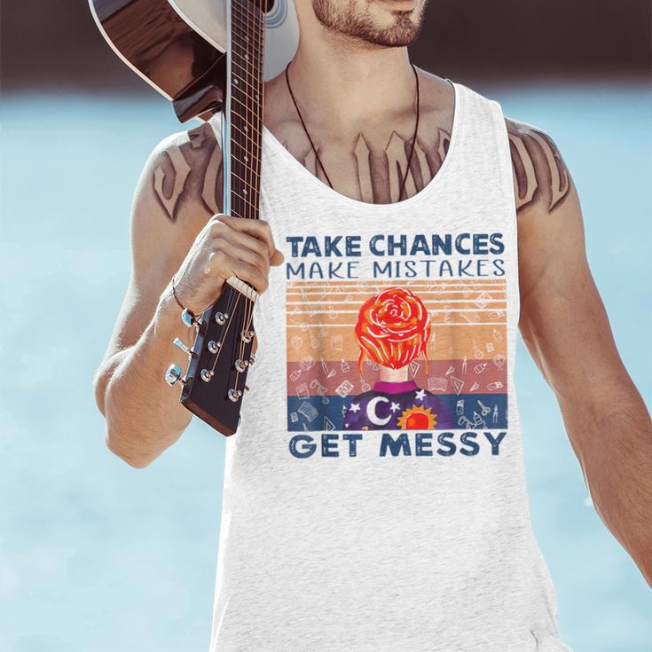 Take Chances Make Mistakes Get Messy Vintage Teacher Life Men Tank Top, gift for family, gift for coworker Take Chances Make Mistakes Get Messy Vintage Teacher Life Men Tank Top, gift for family, gift for coworker