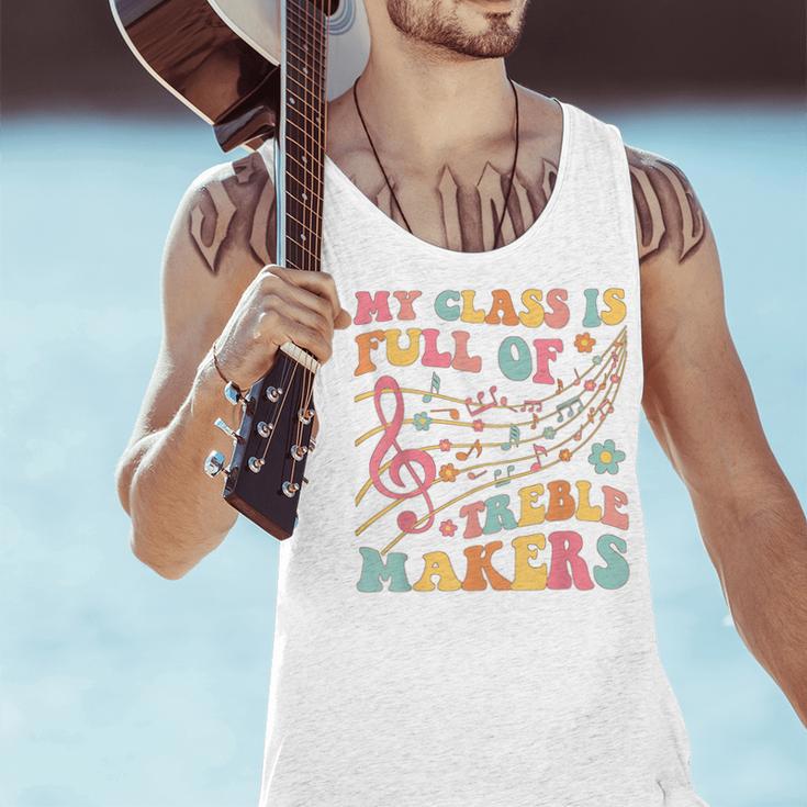 My Class Is Full Of Treble Makers Funny Music Teacher Groovy Men Women Girls Kids Men Tank Top, Groovy Teacher Tank Tops, gift for family, gift for coworker My Class Is Full Of Treble Makers Funny Music Teacher Groovy Men Women Girls Kids Men Tank Top, Groovy Teacher Tank Tops, gift for family, gift for coworker