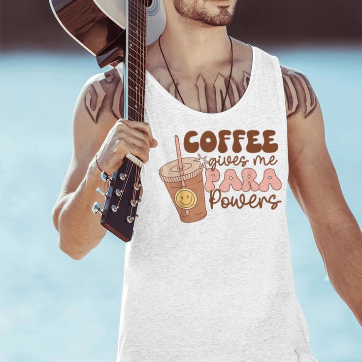 Coffee Gives Me Para Powers Parapro Teacher Squad Men Tank Top, gift for family, gift for coworker Coffee Gives Me Para Powers Parapro Teacher Squad Men Tank Top, gift for family, gift for coworker