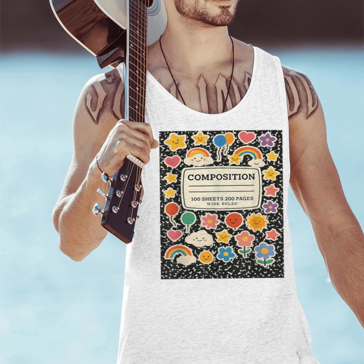 Composition Notebook Costume Teacher Matching Halloween Book Men Tank Top, gift for family, gift for coworker Composition Notebook Costume Teacher Matching Halloween Book Men Tank Top, gift for family, gift for coworker
