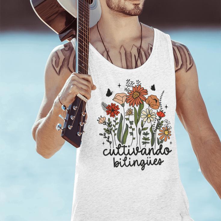 Cultivando Bilingues Dual Language Crew Bilingual Teacher Men Women Girls Kids Men Tank Top, gift for family, gift for coworker