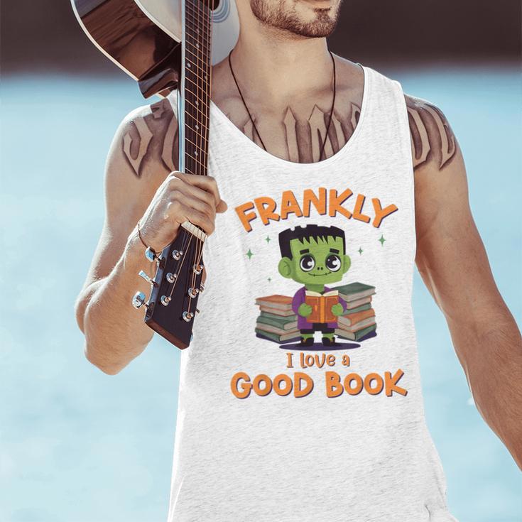Cute Halloween Teacher Librarian Frankenstein Reading Books Men Tank Top, gift for family, gift for coworker Cute Halloween Teacher Librarian Frankenstein Reading Books Men Tank Top, gift for family, gift for coworker