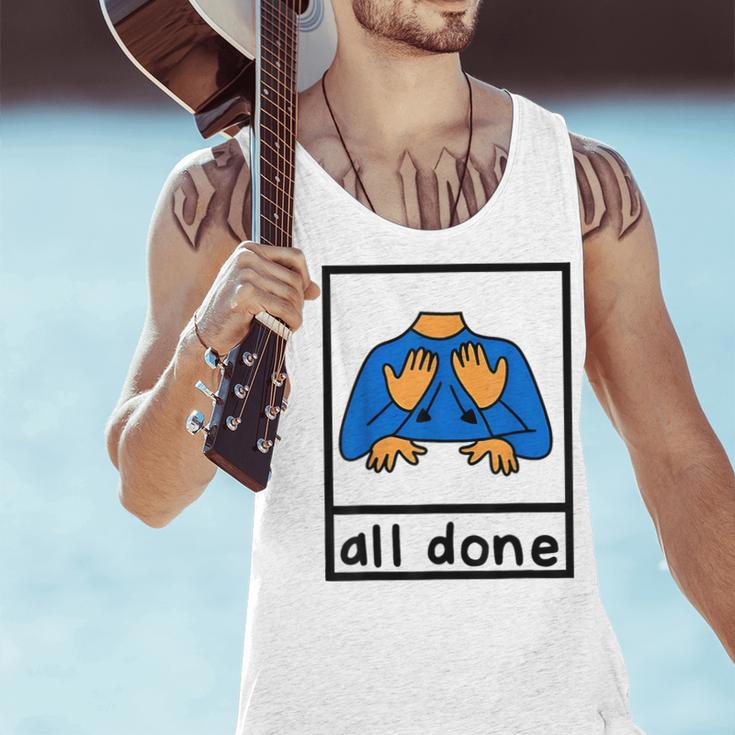 All Done Sign Language Speech Pathology Aac Sped Teacher Men Tank Top, gift for family, gift for coworker All Done Sign Language Speech Pathology Aac Sped Teacher Men Tank Top, gift for family, gift for coworker
