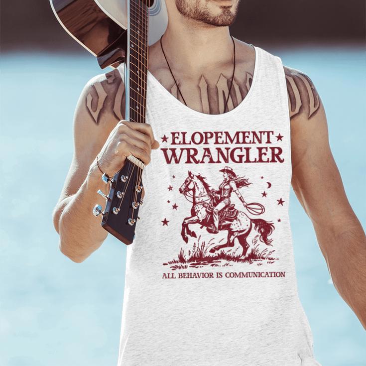 Elopement Wrangler Teacher ABA Behavior Support Cowboy Men Tank Top, gift for family, gift for coworker Elopement Wrangler Teacher ABA Behavior Support Cowboy Men Tank Top, gift for family, gift for coworker