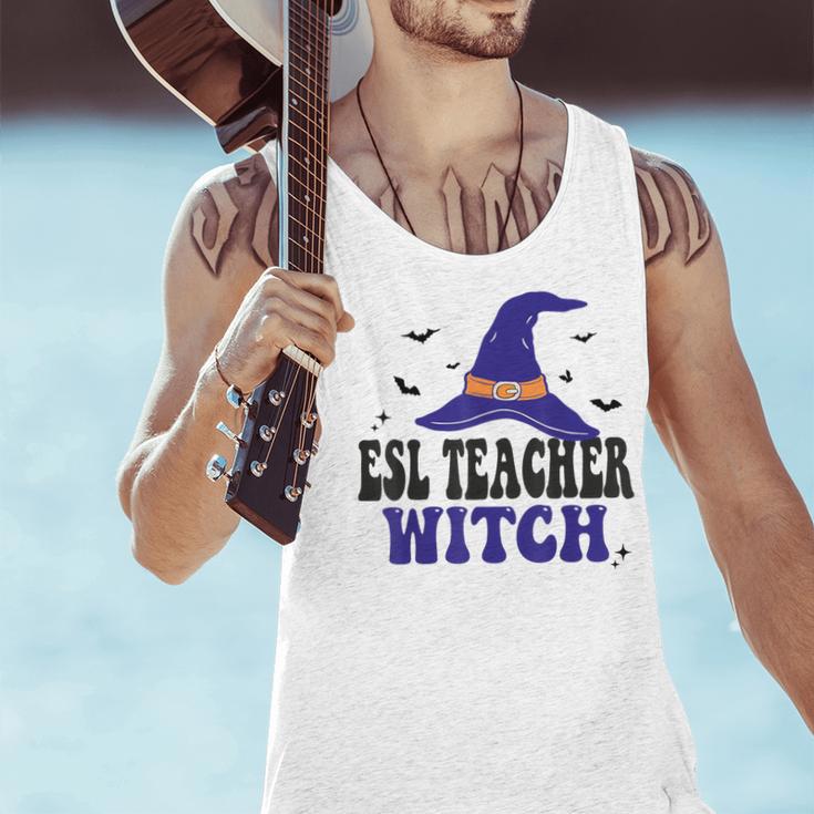 ESL Teacher Witch Halloween Matching Group Costume Men Tank Top, Esl Teacher Tank Tops, gift for family, gift for coworker ESL Teacher Witch Halloween Matching Group Costume Men Tank Top, Esl Teacher Tank Tops, gift for family, gift for coworker