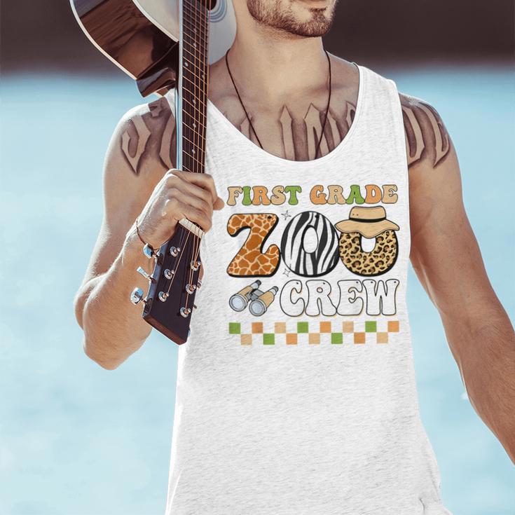 Field Zoo Trip Teacher First Grade Crew Back To School Men Tank Top, First Grade Teacher Tank Tops, gift for family, gift for coworker Field Zoo Trip Teacher First Grade Crew Back To School Men Tank Top, First Grade Teacher Tank Tops, gift for family, gift for coworker