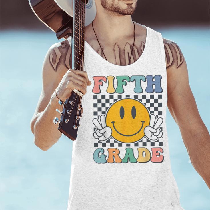 Fifth Grade Team Teachers Boys Girls Retro Smile 5th Grade Men Tank Top, gift for family, gift for coworker