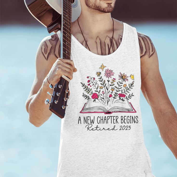 Floral Book a New Chapter Begins Retired Retirement Teacher Men Tank Top, gift for family, gift for coworker Floral Book a New Chapter Begins Retired Retirement Teacher Men Tank Top, gift for family, gift for coworker