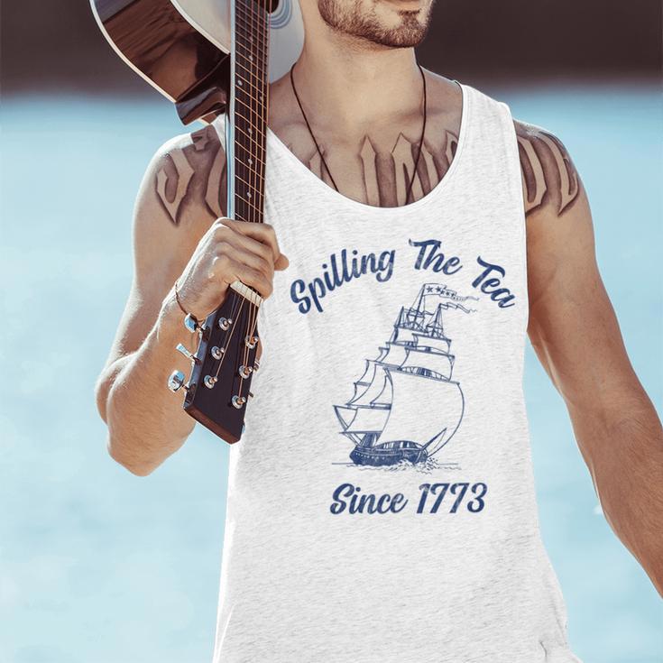 Fun 4th Of July Spilling The Tea Since 1773 History Teacher Men Tank Top, History Teacher Tank Tops, gift for family, gift for coworker Fun 4th Of July Spilling The Tea Since 1773 History Teacher Men Tank Top, History Teacher Tank Tops, gift for family, gift for coworker