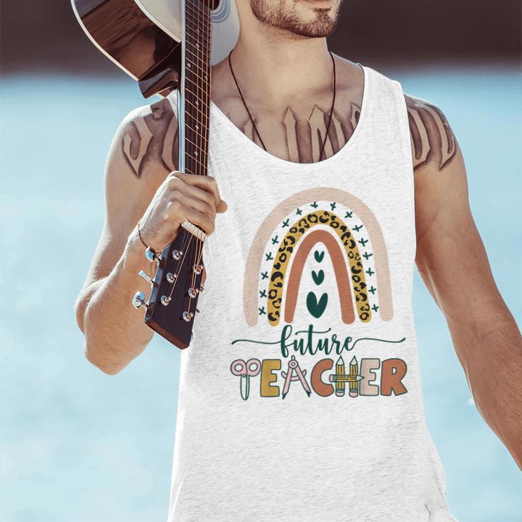 Future Teacher Boho Rainbow Leopard New Grad Student Men Tank Top, Future Teacher Tank Tops, gift for family, gift for coworker Future Teacher Boho Rainbow Leopard New Grad Student Men Tank Top, Future Teacher Tank Tops, gift for family, gift for coworker