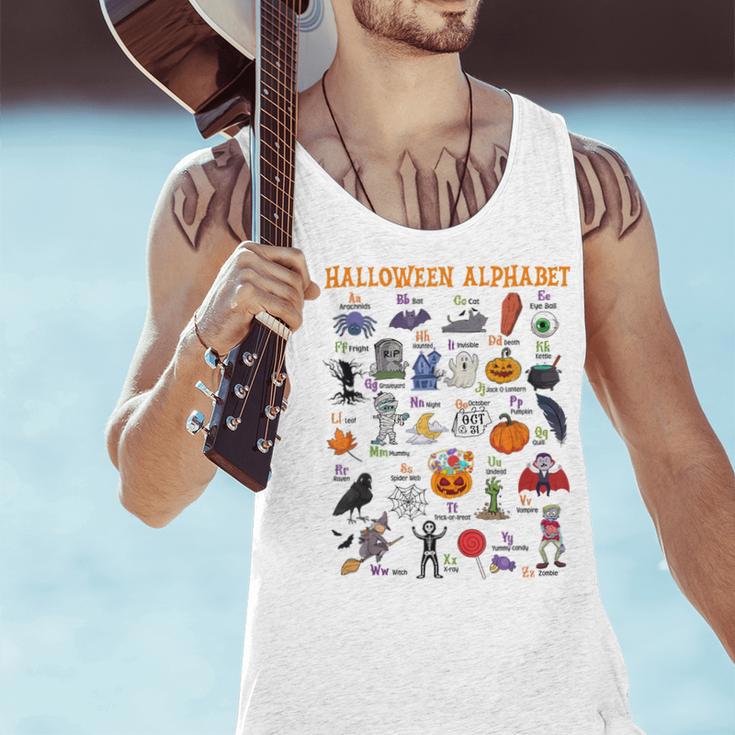 Halloween Alphabet ABCs Learning Kindergarten Teacher Men Tank Top, gift for family, gift for coworker Halloween Alphabet ABCs Learning Kindergarten Teacher Men Tank Top, gift for family, gift for coworker