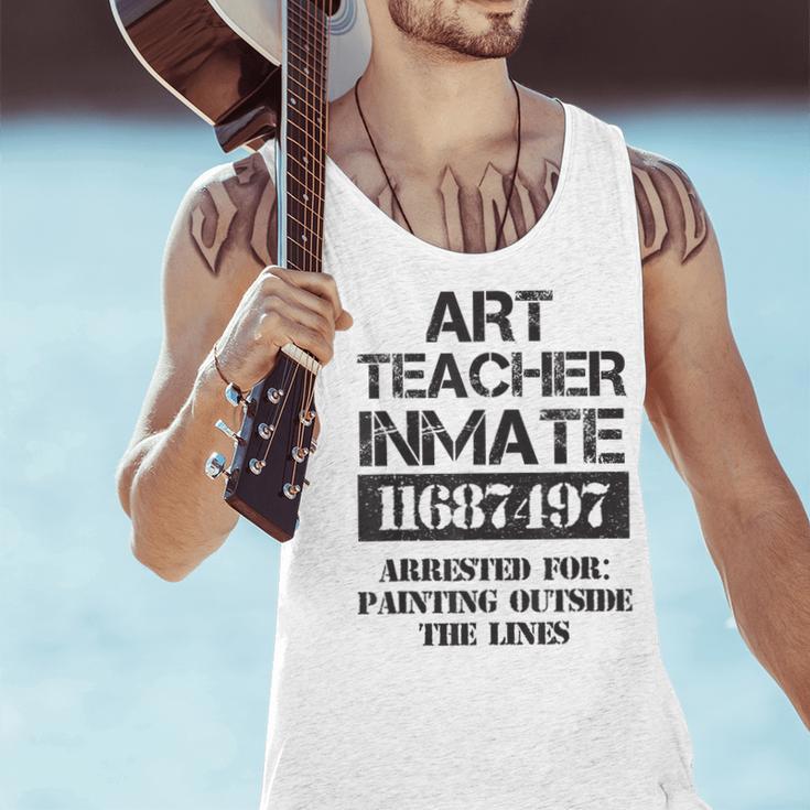 Halloween Art Teacher Prisoner Costume Men Tank Top, gift for family, gift for coworker Halloween Art Teacher Prisoner Costume Men Tank Top, gift for family, gift for coworker