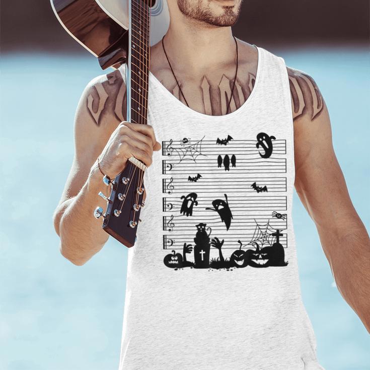 Halloween Music Note Clefs Spooky Ghost For Music Teacher Men Tank Top, gift for family, gift for coworker Halloween Music Note Clefs Spooky Ghost For Music Teacher Men Tank Top, gift for family, gift for coworker