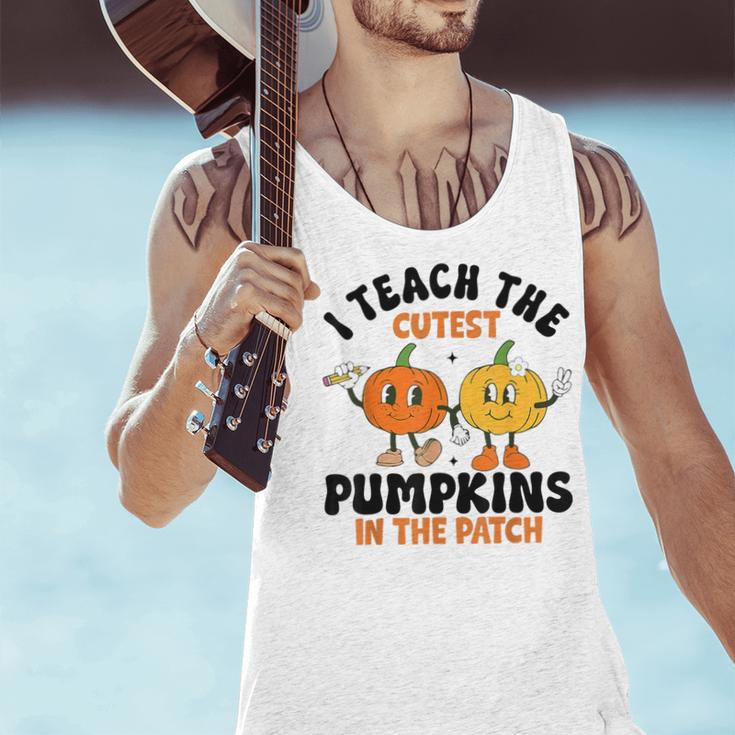 Halloween Teacher I Teach The Cutest Pumpkins In The Patch Men Tank Top, gift for family, gift for coworker Halloween Teacher I Teach The Cutest Pumpkins In The Patch Men Tank Top, gift for family, gift for coworker
