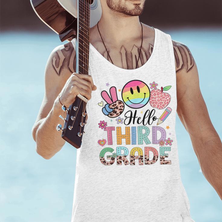 Hello 3rd Grade Boy Girl Teacher Back To School 3rd Grade Men Tank Top, gift for family, gift for coworker Hello 3rd Grade Boy Girl Teacher Back To School 3rd Grade Men Tank Top, gift for family, gift for coworker