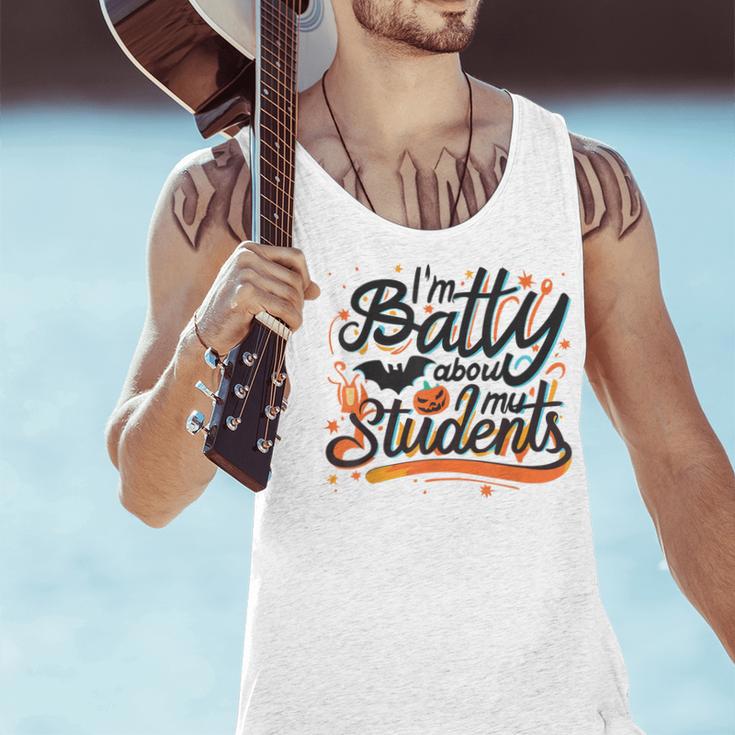 I'm Batty About My Students Watercolor Bat Teacher Halloween Men Tank Top, gift for family, gift for coworker I'm Batty About My Students Watercolor Bat Teacher Halloween Men Tank Top, gift for family, gift for coworker