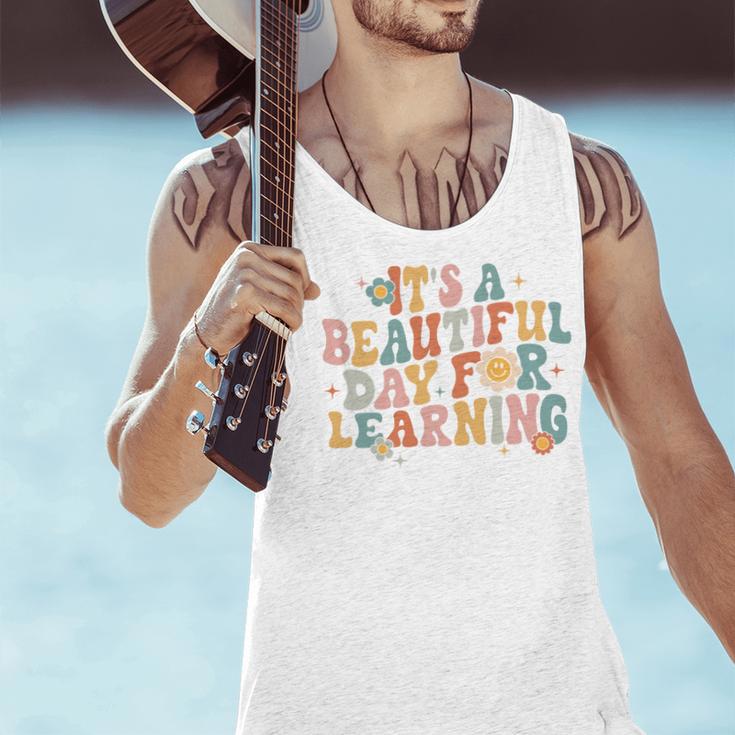 It's a Beautiful Day For Learning Teacher Students Men Women Men Tank Top, gift for family, gift for coworker It's a Beautiful Day For Learning Teacher Students Men Women Men Tank Top, gift for family, gift for coworker