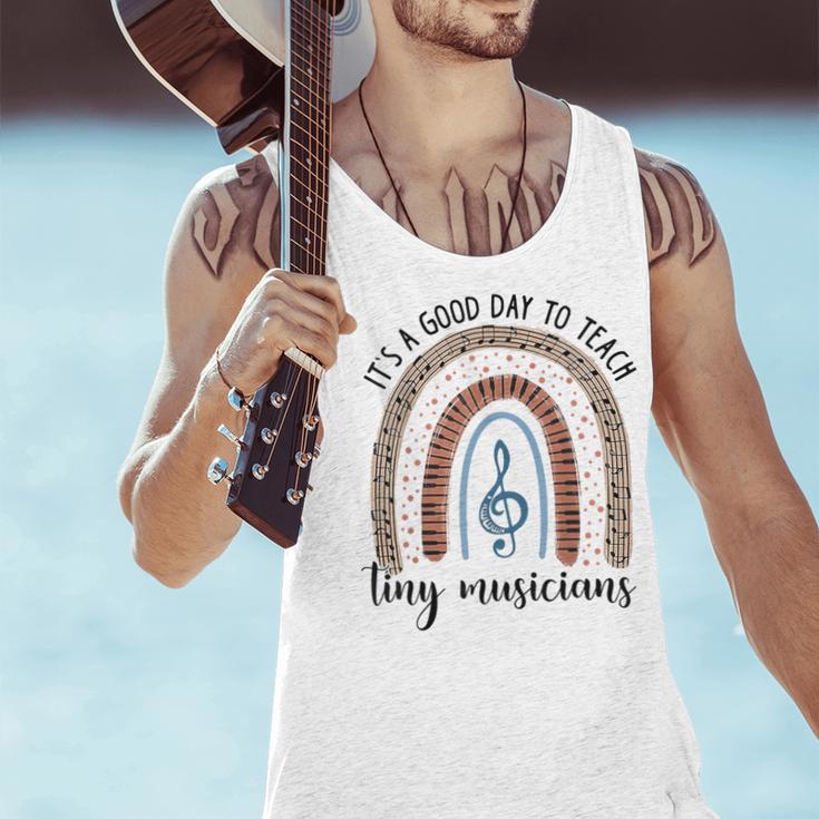 Its A Good Day To Teach Tiny Musicians Music Teacher Rainbow Men Tank Top, gift for family, gift for coworker Its A Good Day To Teach Tiny Musicians Music Teacher Rainbow Men Tank Top, gift for family, gift for coworker