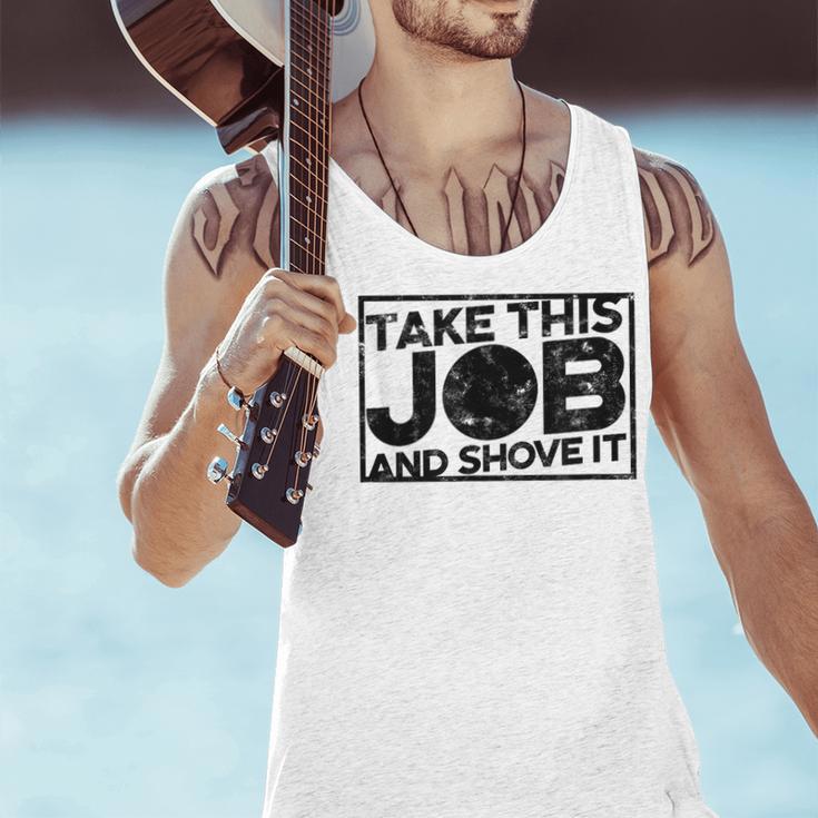 Take This Job And Shove It Teacher And Technician Work For Men Women Men Tank Top, gift for family, gift for coworker