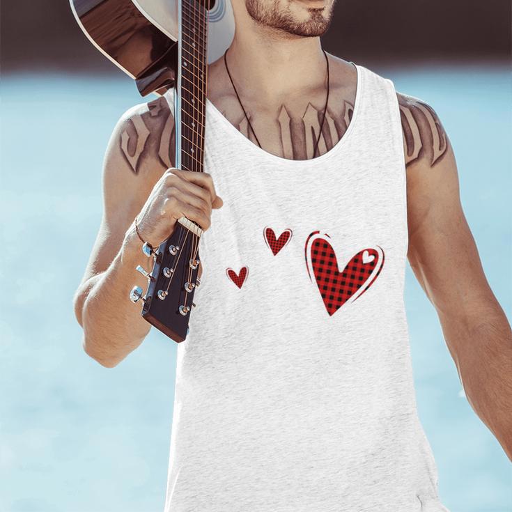 Kindergarten Has My Heart Buffalo Print Teacher Valentine Men Tank Top, gift for family, gift for coworker