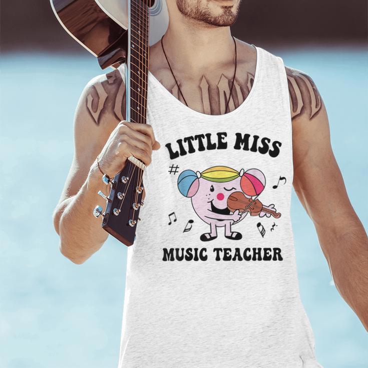 Little Miss Music Teacher Music Teacher Team Men Tank Top, gift for family, gift for coworker