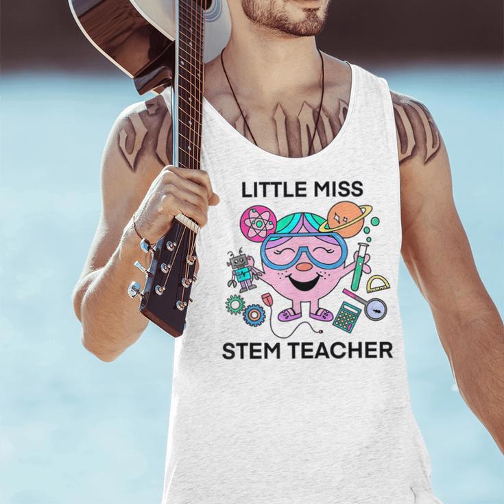 Little Miss Stem Teacher Men Tank Top, gift for family, gift for coworker
