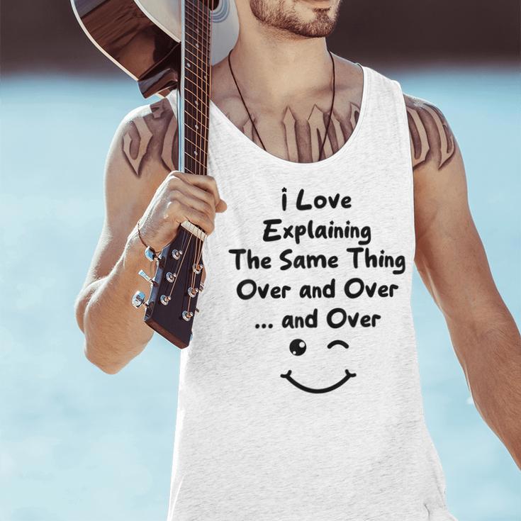 I Love Explaining The Same Thing Teacher Lie Party Men Tank Top, gift for family, gift for coworker I Love Explaining The Same Thing Teacher Lie Party Men Tank Top, gift for family, gift for coworker