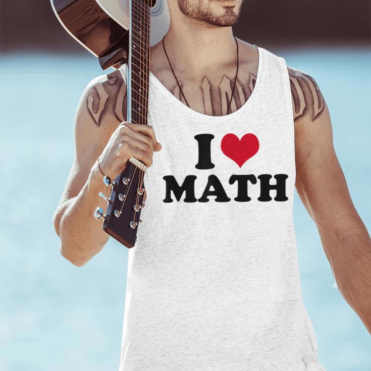 I Love Math Teacher Men Tank Top, gift for family, gift for coworker I Love Math Teacher Men Tank Top, gift for family, gift for coworker