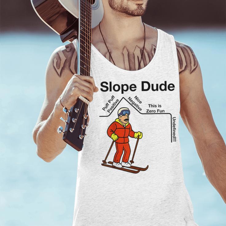Nerdy Slope Dude Geometry Algebra Math Teacher Men Tank Top, gift for family, gift for coworker
