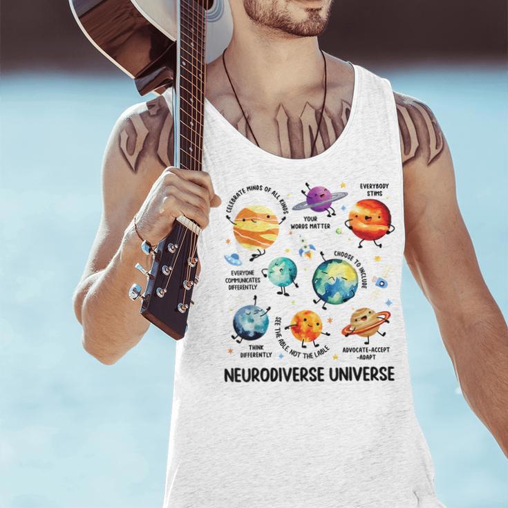 Neurodiverse Universe Space Planet Special Education Teacher Men Tank Top, gift for family, gift for coworker Neurodiverse Universe Space Planet Special Education Teacher Men Tank Top, gift for family, gift for coworker