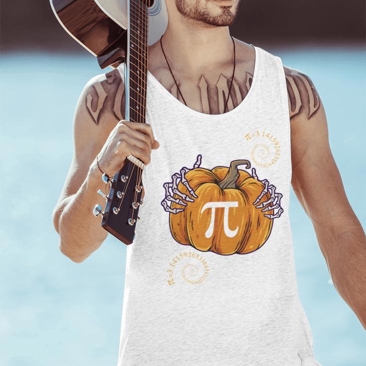 Pi Day Pumpkin Pi Math Teacher Halloween Costume Men Tank Top, gift for family, gift for coworker
