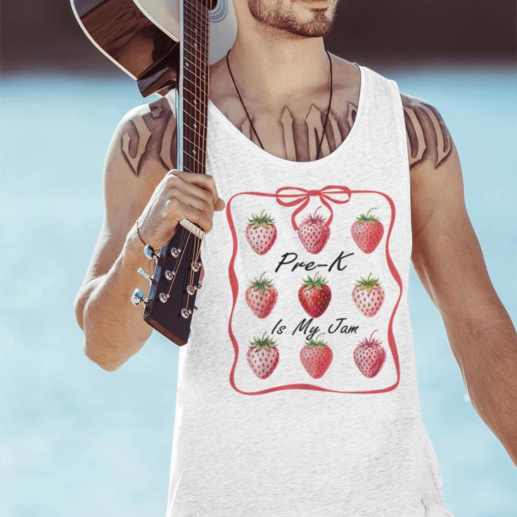 Pre K Is My Jam Teacher Team Crew Preschool Cute Strawberry Men Tank Top, gift for family, gift for coworker Pre K Is My Jam Teacher Team Crew Preschool Cute Strawberry Men Tank Top, gift for family, gift for coworker