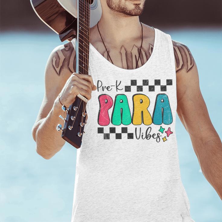 Pre-K Paraprofessional Teacher Back To School Vibes Men Tank Top, gift for family, gift for coworker Pre-K Paraprofessional Teacher Back To School Vibes Men Tank Top, gift for family, gift for coworker
