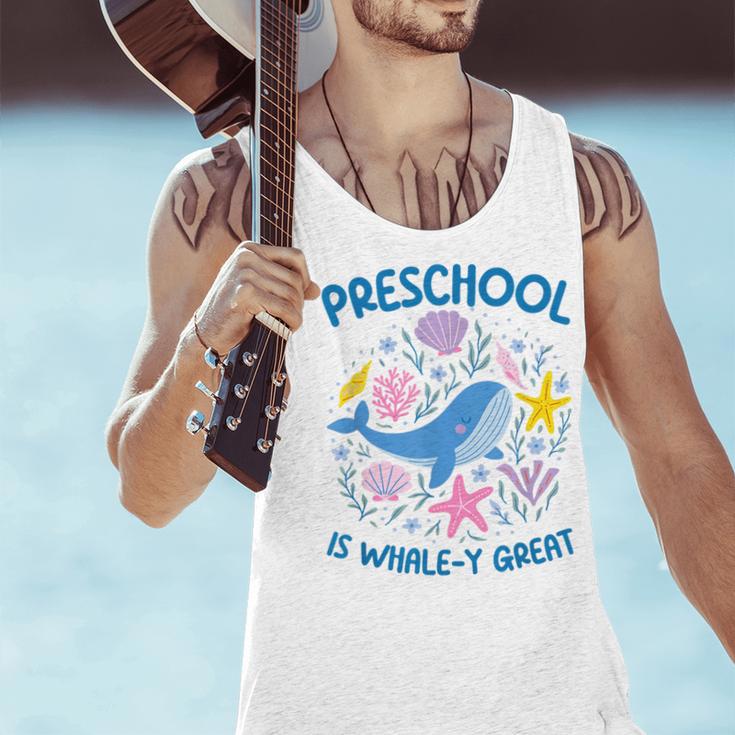 Preschool Is Whale-y Great Preschool Teacher Men Tank Top, gift for family, gift for coworker