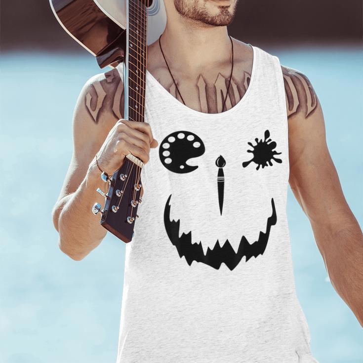Pumpkin Artist Halloween Art Teacher Men Tank Top, gift for family, gift for coworker
