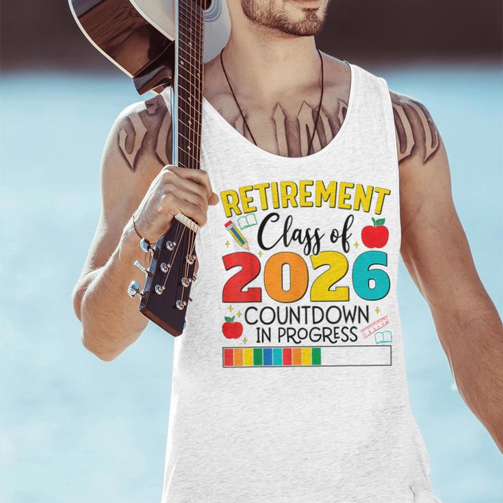 Retirement Class Of 2026 Countdown In Progress Teacher Men Tank Top, gift for family, gift for coworker