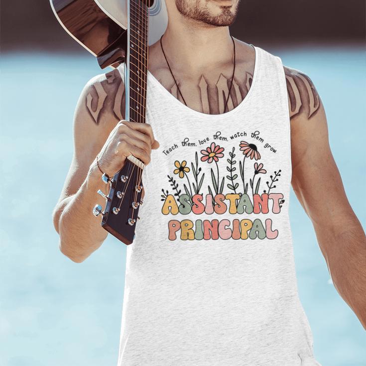 Retro Floral Assistant Principal Shirt For Teachers Day Men Tank Top, gift for family, gift for coworker Retro Floral Assistant Principal Shirt For Teachers Day Men Tank Top, gift for family, gift for coworker
