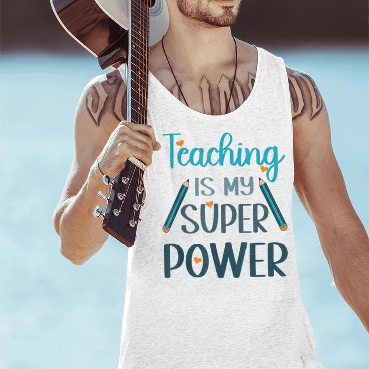 Retro Groovy Teaching Is My Super Power Teacher's Present Men Women Men Tank Top, gift for family, gift for coworker Retro Groovy Teaching Is My Super Power Teacher's Present Men Women Men Tank Top, gift for family, gift for coworker