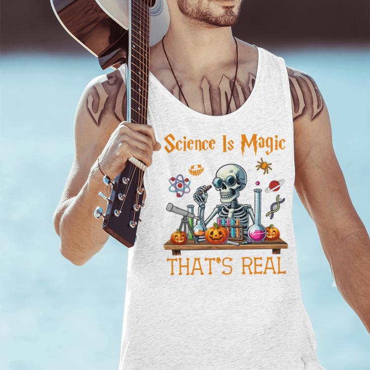 Science Is Magic Halloween Skeleton Students Teacher Men Tank Top, Science Teacher Tank Tops, gift for family, gift for coworker Science Is Magic Halloween Skeleton Students Teacher Men Tank Top, Science Teacher Tank Tops, gift for family, gift for coworker