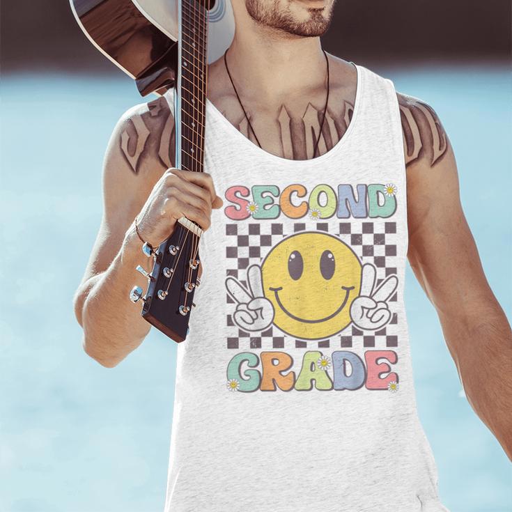 Second Grade Teachers Boys Girls Smile Face 2nd Grade Team Men Tank Top, gift for family, gift for coworker Second Grade Teachers Boys Girls Smile Face 2nd Grade Team Men Tank Top, gift for family, gift for coworker