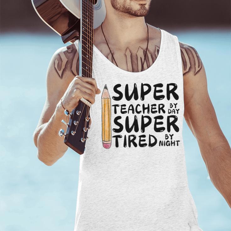Super Teacher By Day Super Tired By Night Back To School Men Tank Top, Super Teacher Tank Tops, gift for family, gift for coworker Super Teacher By Day Super Tired By Night Back To School Men Tank Top, Super Teacher Tank Tops, gift for family, gift for coworker