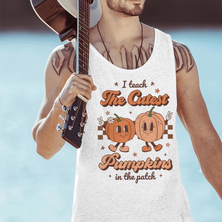 I Teach The Cutest Pumpkins In The Patch Retro Teacher Fall Men Tank Top, gift for family, gift for coworker I Teach The Cutest Pumpkins In The Patch Retro Teacher Fall Men Tank Top, gift for family, gift for coworker