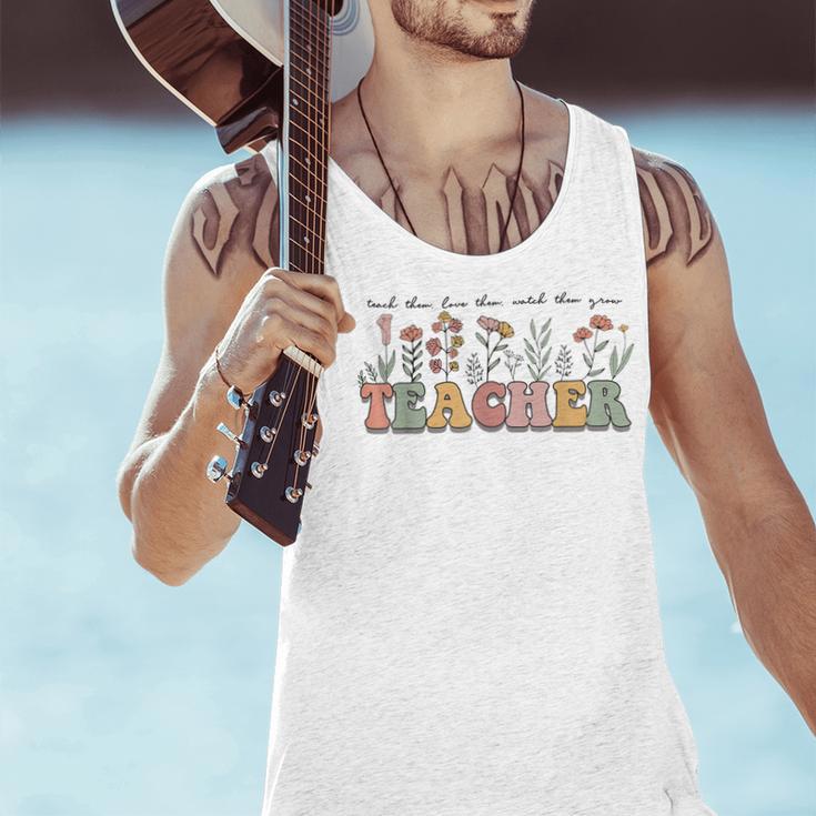 Teach Them Love Them Watch Them Grow Teacher Men Tank Top, gift for family, gift for coworker Teach Them Love Them Watch Them Grow Teacher Men Tank Top, gift for family, gift for coworker