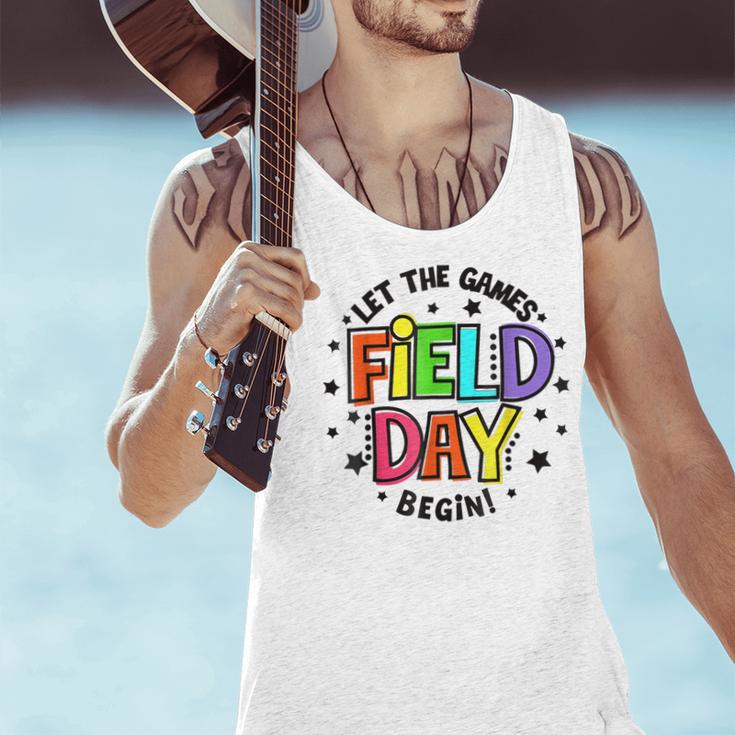 Teacher Student Field Day Let The Games Begin Field Day Men Tank Top, gift for family, gift for coworker Teacher Student Field Day Let The Games Begin Field Day Men Tank Top, gift for family, gift for coworker