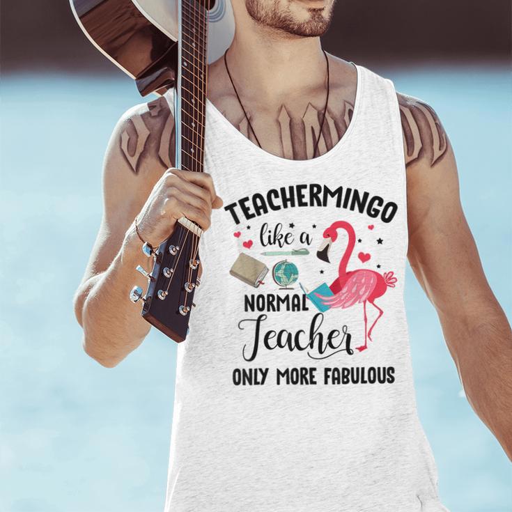 Teachermingo Like A Normal Teacher Only More Fabulous Men Tank Top, gift for family, gift for coworker