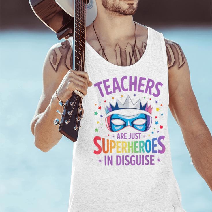 Teachers Are Just Superheroes In Disguise Back To School Men Tank Top, gift for family, gift for coworker Teachers Are Just Superheroes In Disguise Back To School Men Tank Top, gift for family, gift for coworker